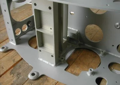 Châssis en aluminium pour robot d’inspection