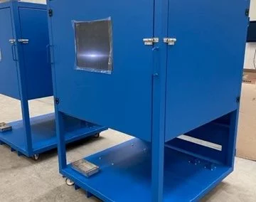 Armoire en acier peint pour l&rsquo;air respirable